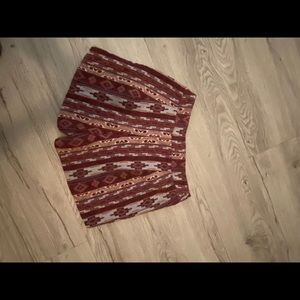 Purple Aztec shorts